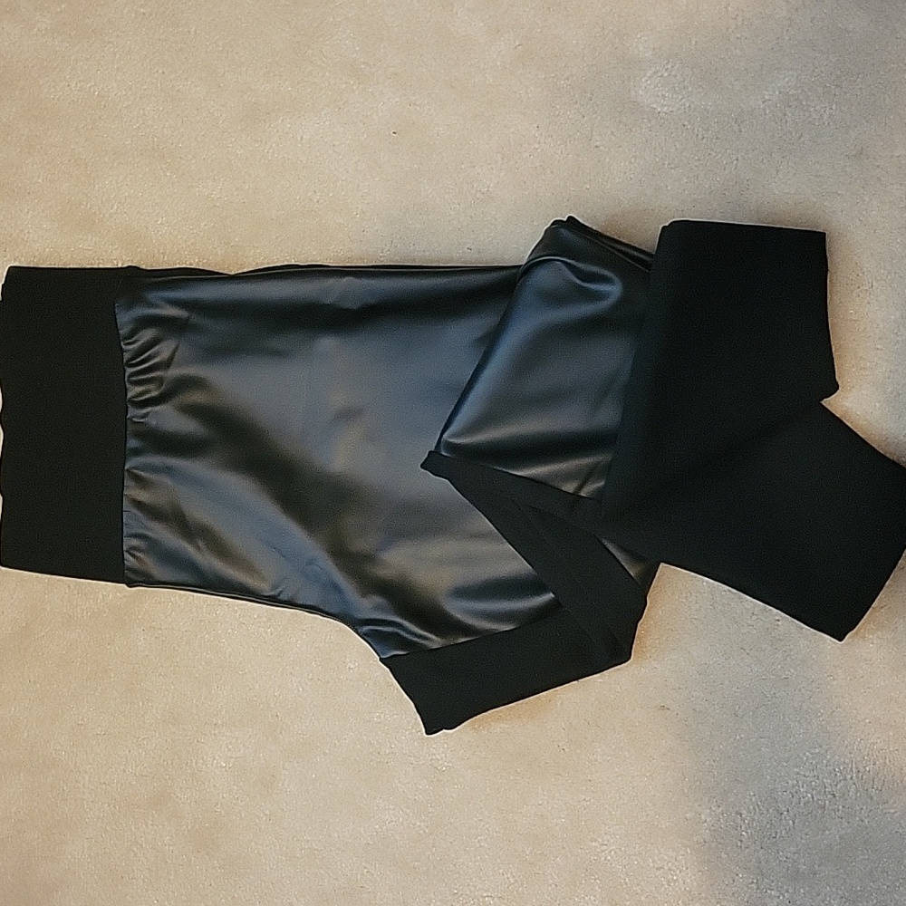 Torrid Black Faux Leather Leggings